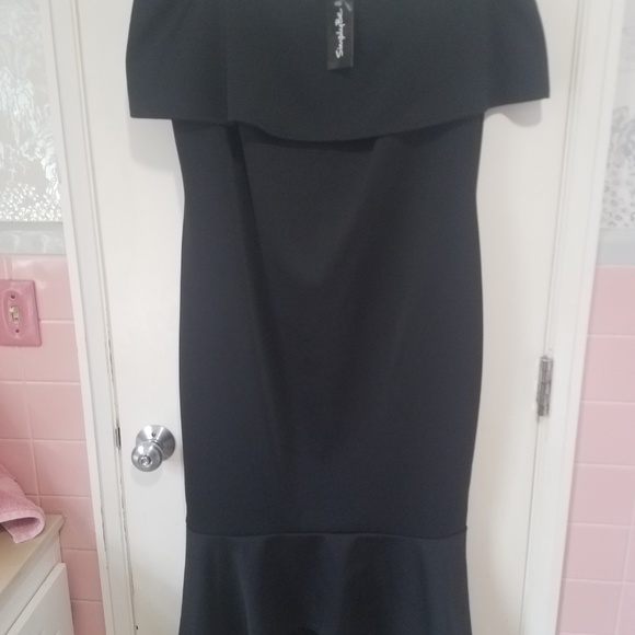 Simply Be Off the Shoulder Dress Size 18 NWT - Picture 6 of 6